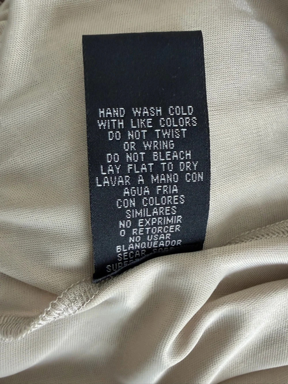 XOXO Neutral Knit V-Neck Dress in Beige Size M - Picture 8 of 11